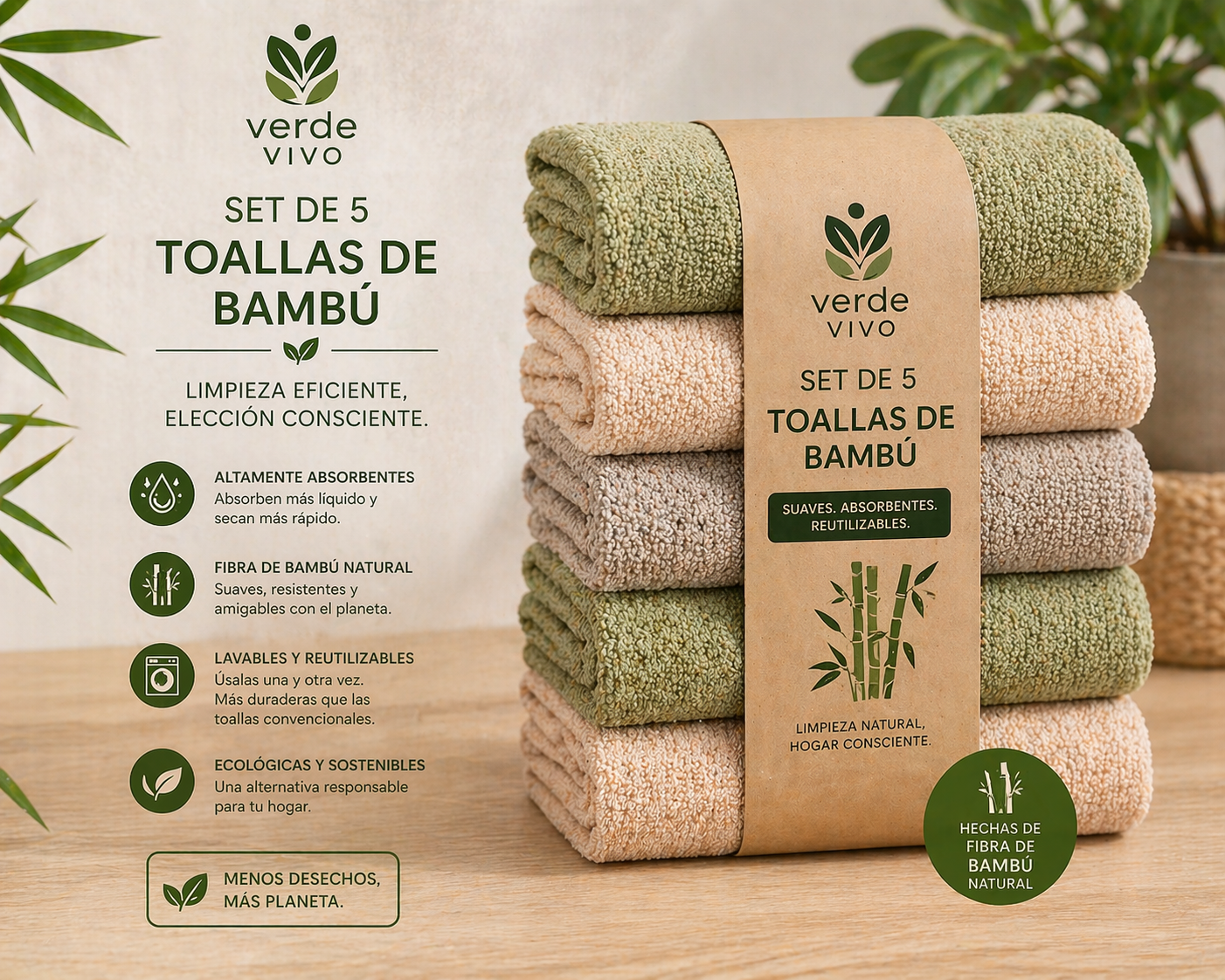 Toallas de cocina Reutilizable